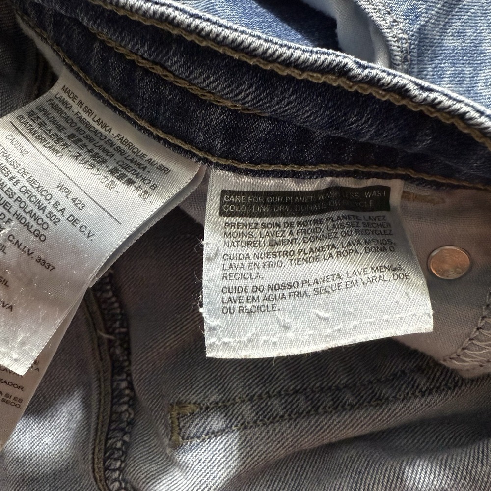Levi's Mid Rise Skinny Two Tone Diamond Jeans‎ Size 10 - Picture 14 of 16
